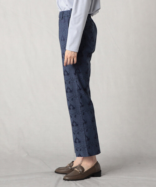 Comme　Ca　Mature（コムサマチュア）の「ストレッチ　ジャガードパンツ（その他パンツ・レディース・ブラック/ネイビー・MEDIUM/LARGE）」の9枚目の写真
