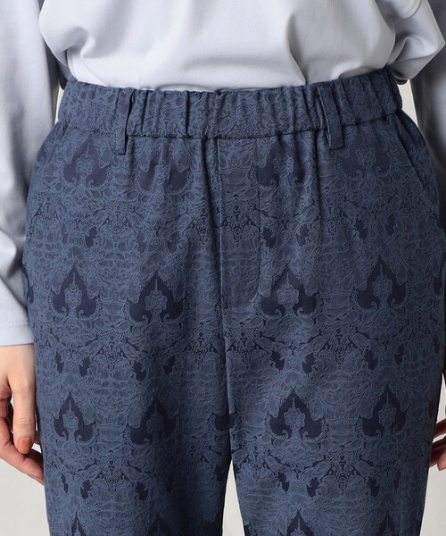 Comme　Ca　Mature（コムサマチュア）の「ストレッチ　ジャガードパンツ（その他パンツ・レディース・ブラック/ネイビー・MEDIUM/LARGE）」の11枚目の写真