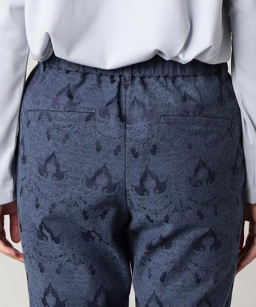 Comme　Ca　Mature（コムサマチュア）の「ストレッチ　ジャガードパンツ（その他パンツ・レディース・ブラック/ネイビー・MEDIUM/LARGE）」の12枚目の写真