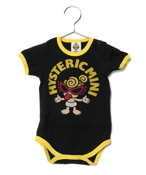 t✿.*·̩͙ 新品ヒステリックミニロンパース HYSTERIC MINI（ヒステリックミニ）の「BABY LOVE HYSTERIC STAR 総柄