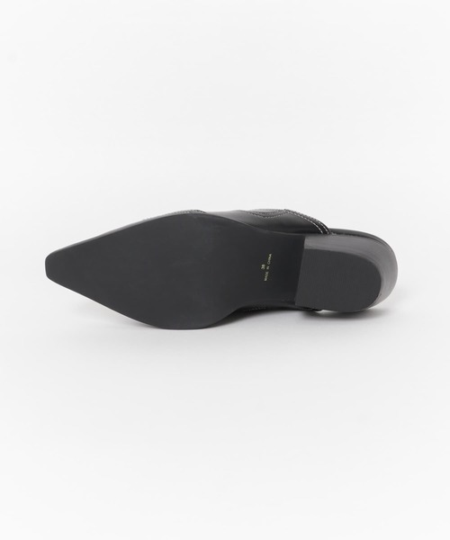 URBAN RESEARCH（アーバンリサーチ）の「ウエスタンミュール（サンダル・レディース・ブラック/ベージュ・38/37）」の17枚目の写真