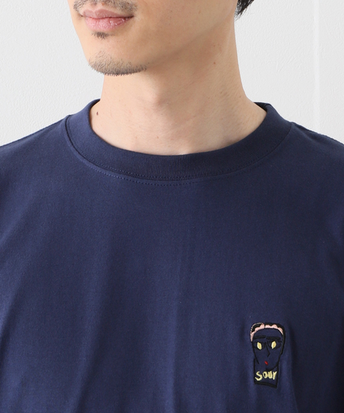 EDIFICE(エディフィス)の「【sour / サワ―】別注 プリント Tシャツ(Tシャツ/カットソー・メンズ・ホワイト/ネイビー/グリーン・X-LARGE/MEDIUM)」の10枚目の写真