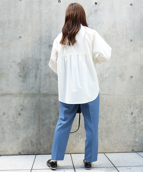 HONEYSUCKLE ROSE(ハニーサックルローズ)の「【HONEYSUCKLE ROSE】フラップブラウス(シャツ/ブラウス・レディース・ホワイト/ブラック・M/L)」の13枚目の写真