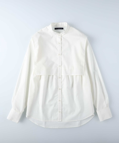 HONEYSUCKLE ROSE(ハニーサックルローズ)の「【HONEYSUCKLE ROSE】フラップブラウス(シャツ/ブラウス・レディース・ホワイト/ブラック・M/L)」の12枚目の写真
