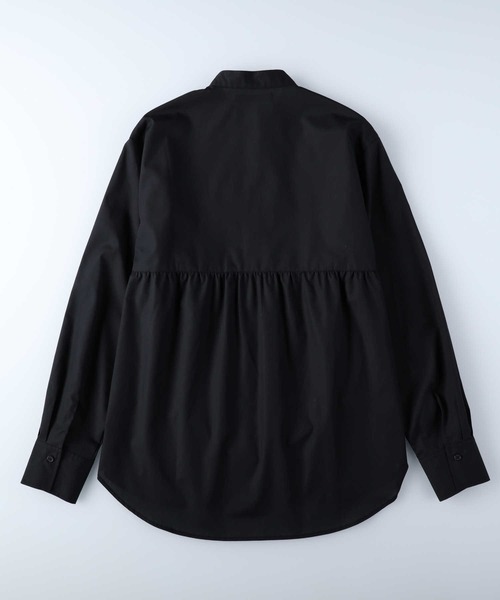 HONEYSUCKLE ROSE(ハニーサックルローズ)の「【HONEYSUCKLE ROSE】フラップブラウス(シャツ/ブラウス・レディース・ホワイト/ブラック・M/L)」の4枚目の写真