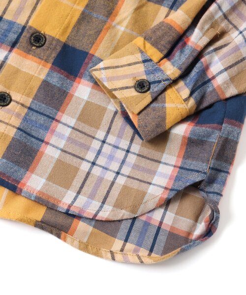 BREEZE（ブリーズ）の「スタンダードシャツ【フォーマル対応】（シャツ/ブラウス・キッズ・グリーン/ブラック/ブルー/イエロー/オフホワイト/レッド/レインボー・80/130/110/100/120/140/90）」の21枚目の写真