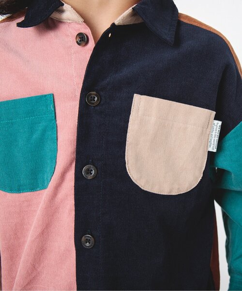 BREEZE（ブリーズ）の「スタンダードシャツ【フォーマル対応】（シャツ/ブラウス・キッズ・グリーン/ブラック/ブルー/イエロー/オフホワイト/レッド/レインボー・80/130/110/100/120/140/90）」の19枚目の写真