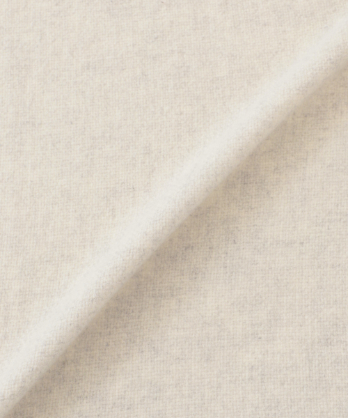 ASAUCE MELER（アソースメレ）の「【ASAUCE MELER/アソースメレ】ウルトララムミニバスケットストール（マフラー・レディース・ブラック/アイボリー・FREE）」の22枚目の写真