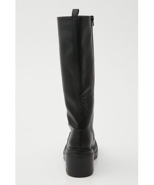 rienda（リエンダ）の「タンクソールロングブーツ（ブーツ・レディース・ブラック・MEDIUM/SMALL/LARGE）」の4枚目の写真