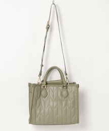 【MIAN】キルティング2wayトートバッグ(826472)