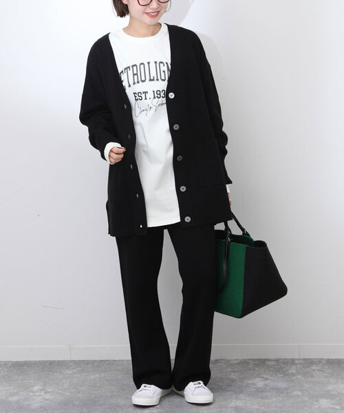 SLOBE IENA（スローブイエナ）の「カジュアルロゴロンTee（Tシャツ/カットソー・レディース・ホワイト/ベージュ/ネイビー・FREE）」の5枚目の写真