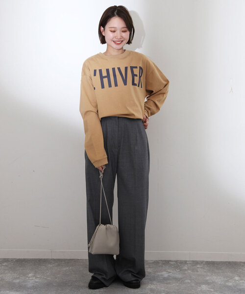 SLOBE IENA（スローブイエナ）の「カジュアルロゴロンTee（T