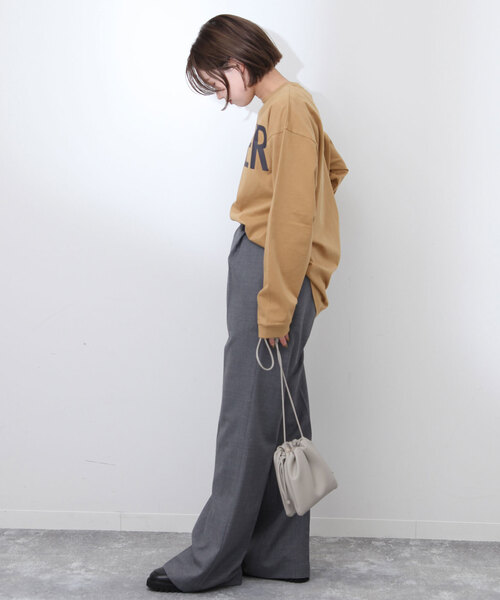 SLOBE IENA（スローブイエナ）の「カジュアルロゴロンTee（Tシャツ/カットソー・レディース・ホワイト/ベージュ/ネイビー・FREE）」の20枚目の写真