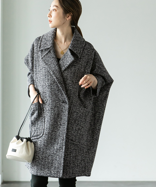 ジャケット・アウター cogthebigsmoke ELIZABETH PENTAGONCOAT 別注》【COGTHEBIGSMOKE/コグザビッグスモーク】ELIZABETH