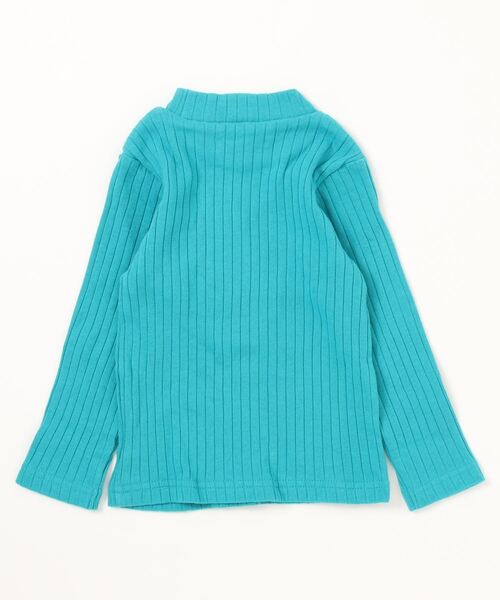 CALMIA（カルミア）の「裏起毛テレコ ハイネックプルオーバー（90～150cm）（Tシャツ/カットソー・キッズ・オレンジ/チャコール/ピンク/グリーン/ブラウン・90/95/100/110/120/130/140/150）」の6枚目の写真