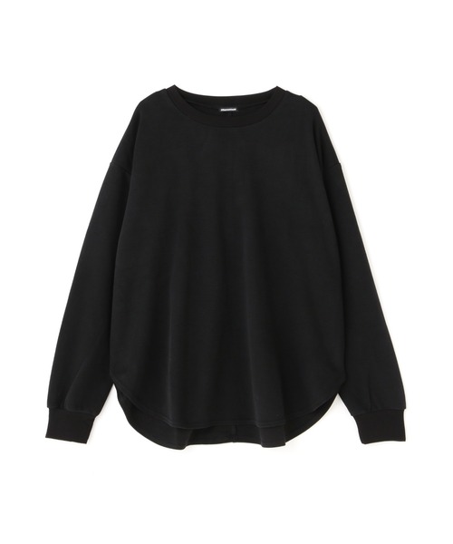 MANASTASH(マナスタッシュ)の「MANASTASH/マナスタッシュ ラウンドスリットプルオーバー(Tシャツ/カットソー・レディース・ホワイト/ブラック/グリーン・1)」の2枚目の写真