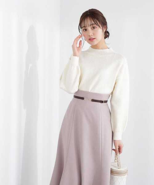 PROPORTION BODY DRESSING(プロポーションボディドレッシング)の「シャイニーニットプルオーバー / 1212270017(ニット/セーター・レディース・ベージュ/パープル/ホワイト系その他/ライトグリーン・FREE)」の21枚目の写真