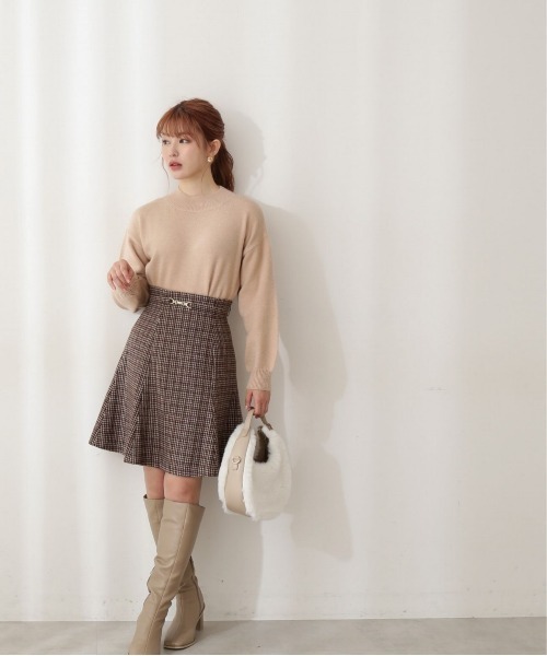 PROPORTION BODY DRESSING(プロポーションボディドレッシング)の「シャイニーニットプルオーバー / 1212270017(ニット/セーター・レディース・ベージュ/パープル/ホワイト系その他/ライトグリーン・FREE)」の11枚目の写真