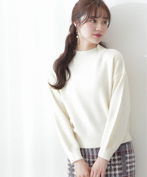 PROPORTION BODY DRESSING(プロポーションボディドレッシング)の「シャイニーニットプルオーバー / 1212270017(ニット/セーター・レディース・ベージュ/パープル/ホワイト系その他/ライトグリーン・FREE)」の13枚目の写真