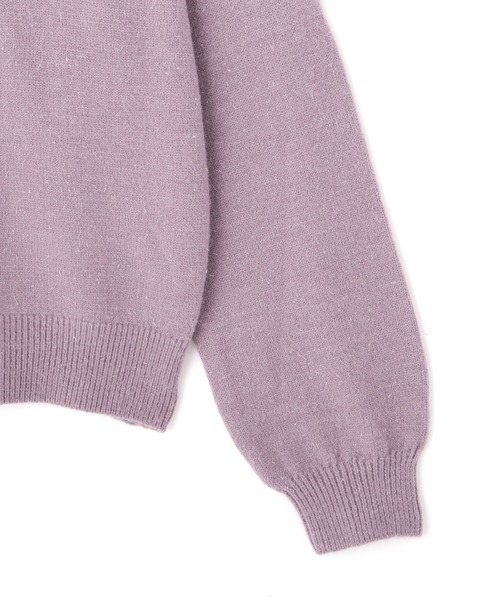 PROPORTION BODY DRESSING(プロポーションボディドレッシング)の「シャイニーニットプルオーバー / 1212270017(ニット/セーター・レディース・ベージュ/パープル/ホワイト系その他/ライトグリーン・FREE)」の15枚目の写真
