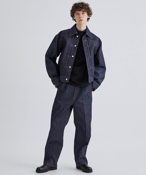 LiNoH（リノー）の「13oz STRAIGHT DENIM PANTS（デニムパンツ・メンズ・インディゴブルー/ブルー・1/2）」の22枚目の写真