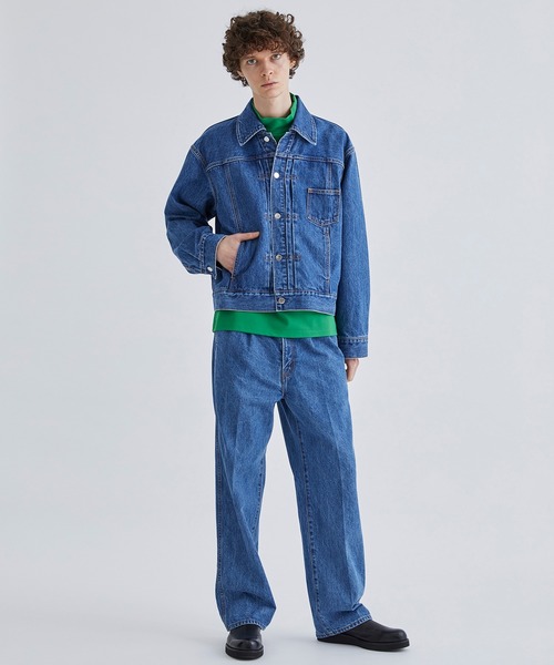 LiNoH（リノー）の「13oz STRAIGHT DENIM PANTS（デニムパンツ・メンズ・インディゴブルー/ブルー・1/2）」の8枚目の写真