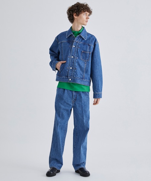 LiNoH（リノー）の「13oz STRAIGHT DENIM PANTS（デニムパンツ・メンズ・インディゴブルー/ブルー・1/2）」の9枚目の写真