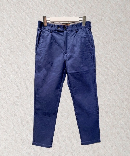 Sakka(サッカ)の「SOLOTEX(日本製生地)ストレッチパンツ(スラックス・メンズ・ブルー/ベージュ/カーキ・SMALL/MEDIUM)」の1枚目の写真