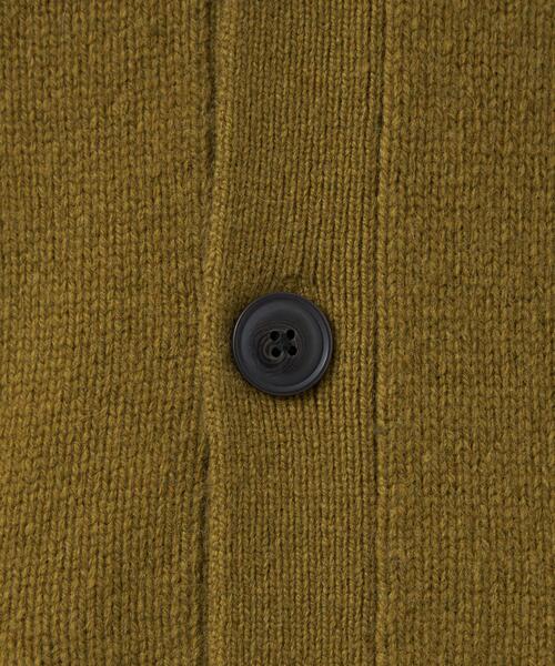 green label relaxing(グリーンレーベルリラクシング)の「ハミルトンラムズウール V カーディガン I(カーディガン/ボレロ・メンズ・グレー/ネイビー/マスタード/ケリー・S/M/L/XL)」の13枚目の写真