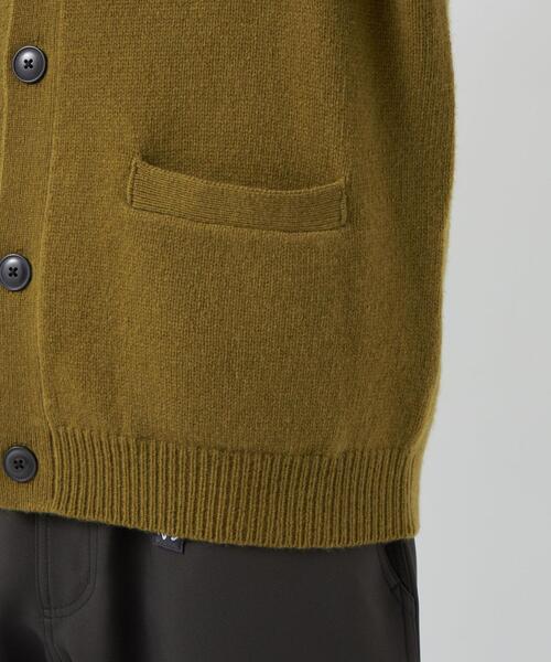 green label relaxing(グリーンレーベルリラクシング)の「ハミルトンラムズウール V カーディガン I(カーディガン/ボレロ・メンズ・グレー/ネイビー/マスタード/ケリー・S/M/L/XL)」の14枚目の写真