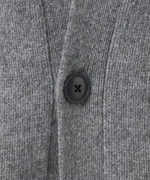 green label relaxing(グリーンレーベルリラクシング)の「ハミルトンラムズウール V カーディガン I(カーディガン/ボレロ・メンズ・グレー/ネイビー/マスタード/ケリー・S/M/L/XL)」の16枚目の写真