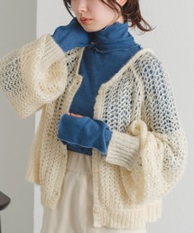 Kastane | 【カタログ掲載アイテム】モヘア2wayメッシュショートニット(ニット/セーター)