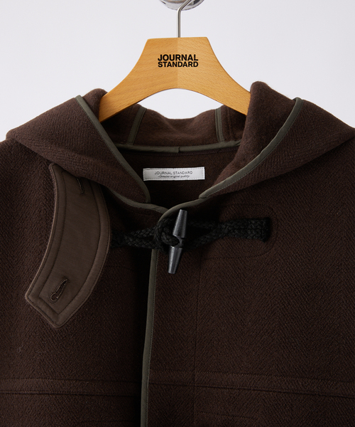 JOURNAL STANDARD（ジャーナルスタンダード）の「ヘリンボーン オーバーダッフルコート（ダッフルコート・メンズ・ブラック/ブラウン・SMALL/MEDIUM/LARGE）」の13枚目の写真