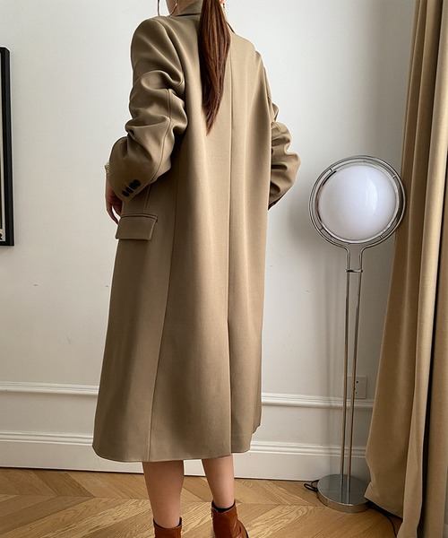 aimoha（アイモハ）の「テーラードカラートレンチコート（トレンチコート・レディース・ブラック/ベージュ・SMALL/MEDIUM）」の22枚目の写真