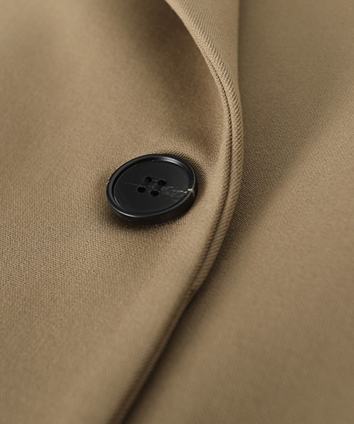 aimoha（アイモハ）の「テーラードカラートレンチコート（トレンチコート・レディース・ブラック/ベージュ・SMALL/MEDIUM）」の8枚目の写真