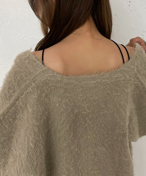 apres jour mignon(アプレジュールミニョン)の「カップ付きデザインキャミソール【ZOZOTOWN限定アイテム】(キャミソール・レディース・アイボリー/ブラック/グレー・X-LARGE/フリー)」の11枚目の写真