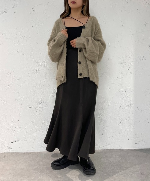apres jour mignon(アプレジュールミニョン)の「カップ付きデザインキャミソール【ZOZOTOWN限定アイテム】(キャミソール・レディース・アイボリー/ブラック/グレー・X-LARGE/フリー)」の12枚目の写真
