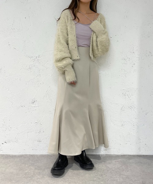 apres jour mignon(アプレジュールミニョン)の「カップ付きデザインキャミソール【ZOZOTOWN限定アイテム】(キャミソール・レディース・アイボリー/ブラック/グレー・X-LARGE/フリー)」の19枚目の写真