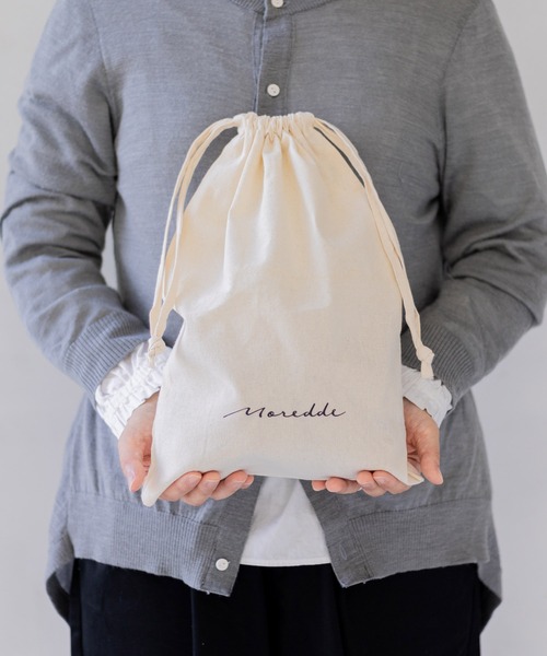 フェリシモMama（フェリシモママ）の「Ｍｏｒｅｄｄｅ　マルチに使える　ラッピング巾着バッグ〈アイボリー〉（ラッピングキット・レディース・アイボリー・ONE SIZE）」の7枚目の写真