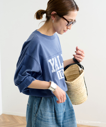 YALE/クオータースリーブフットボールT