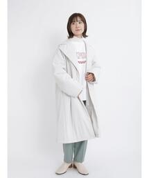 新品タグ付き　サマンサモスモス　[タスマニアウール]2WAY襟ロングコート　青 楽天市場】【SALE／50%OFF】blue/ロングステンカラーコート Samansa