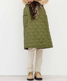 リブ　イン　コンフォート　くるっと巻いて即ぽかぽか！　裏ボア遣いの中わたキルティング巻きスカート