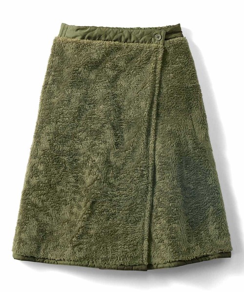 Live in comfort（リブインコンフォート）の「リブ　イン　コンフォート　くるっと巻いて即ぽかぽか！　裏ボア遣いの中わたキルティング巻きスカート（スカート・レディース・カーキ/ブラック・MEDIUM/LARGE/X-LARGE/XX-LARGE/XXX-LARGE/SMALL）」の8枚目の写真