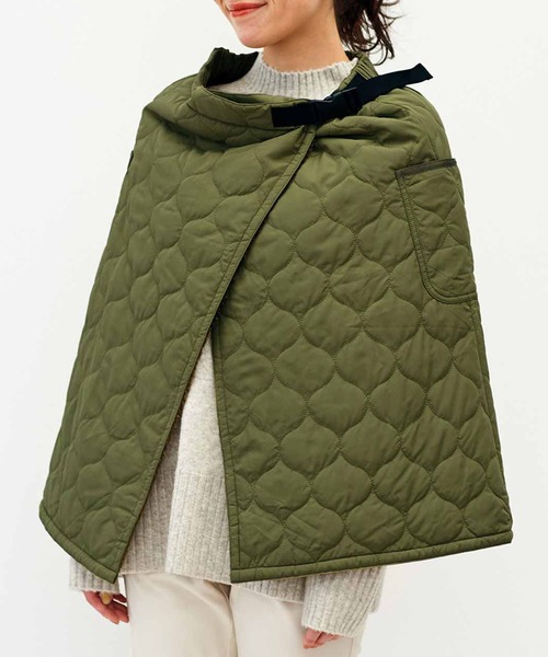 Live in comfort（リブインコンフォート）の「リブ　イン　コンフォート　くるっと巻いて即ぽかぽか！　裏ボア遣いの中わたキルティング巻きスカート（スカート・レディース・カーキ/ブラック・MEDIUM/LARGE/X-LARGE/XX-LARGE/XXX-LARGE/SMALL）」の10枚目の写真