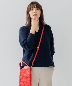 じゅんの様おまとめ2点　23区 洗える コンパクトコットンポリエステルニット 23区（ニジュウサンク） ニット 「洗える」コンパクトコットン