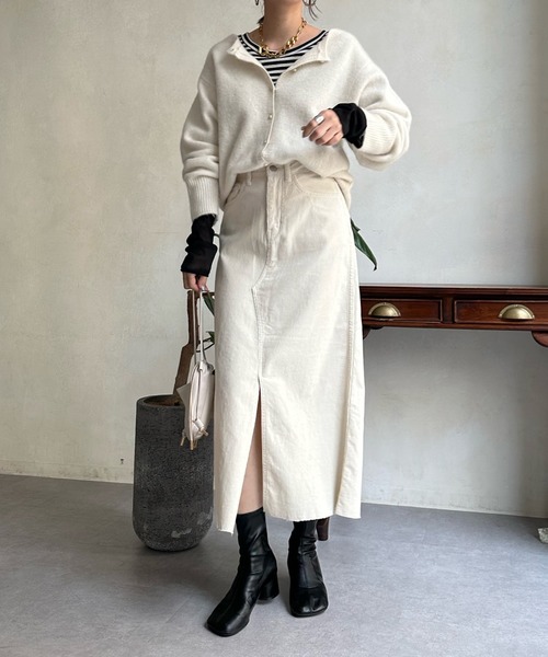 DouDou(ドゥドゥ)の「【Healthy denim/ヘルシーデニム】 Pear(スカート・レディース・アイボリー・0/1)」の21枚目の写真