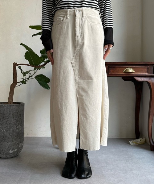 DouDou(ドゥドゥ)の「【Healthy denim/ヘルシーデニム】 Pear(スカート・レディース・アイボリー・0/1)」の12枚目の写真
