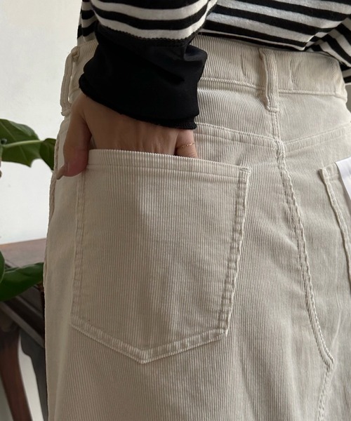 DouDou(ドゥドゥ)の「【Healthy denim/ヘルシーデニム】 Pear(スカート・レディース・アイボリー・0/1)」の6枚目の写真