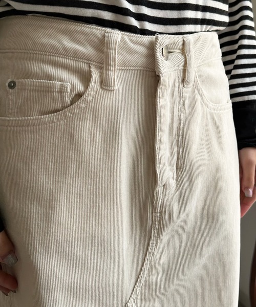 DouDou(ドゥドゥ)の「【Healthy denim/ヘルシーデニム】 Pear(スカート・レディース・アイボリー・0/1)」の9枚目の写真