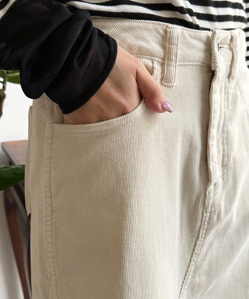DouDou(ドゥドゥ)の「【Healthy denim/ヘルシーデニム】 Pear(スカート・レディース・アイボリー・0/1)」の8枚目の写真